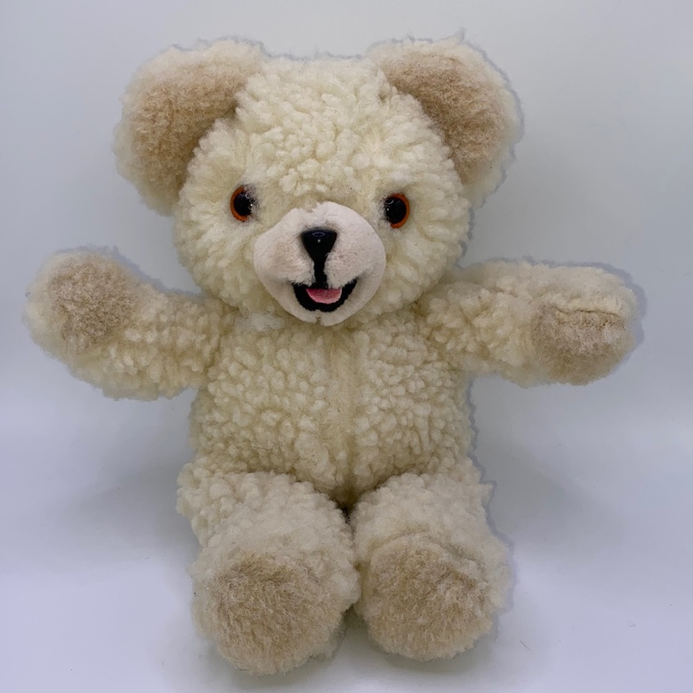 Vintage Snuggle Fabric Softener Plush Stuffed Teddy Bear Mascot 10 Inch